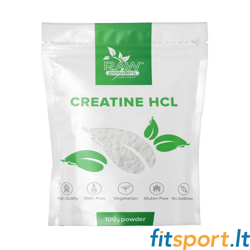 Raw Powders Creatine HCL 100 g - 33 porcijas 